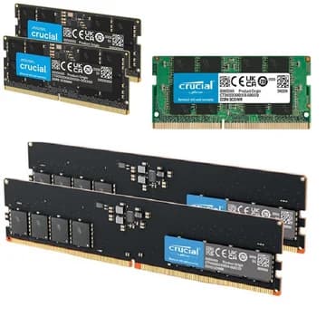 Crucial RAM Memory category
