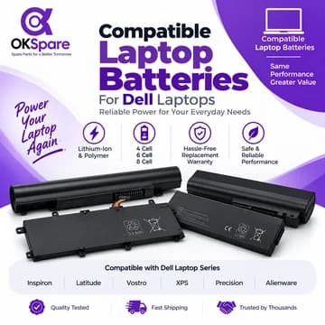 Dell Laptop Batteries category