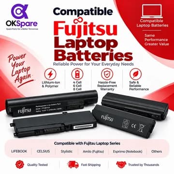 Fujitsu Laptop Batteries category