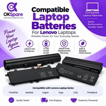 Lenovo Laptop Batteries category