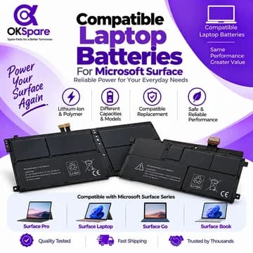 Microsoft Surface Compatible Batteries category