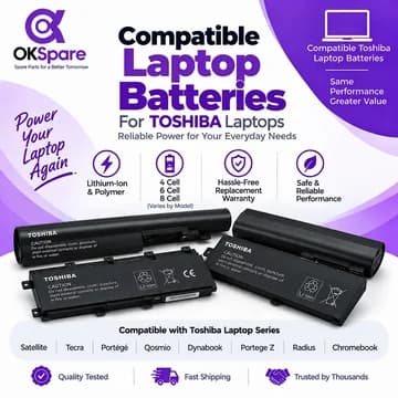 Toshiba Laptop Batteries category