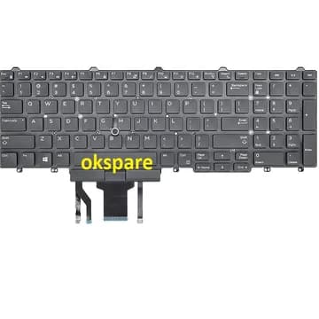 Laptop Keyboard Dell Latitude 5550 Precision 3590